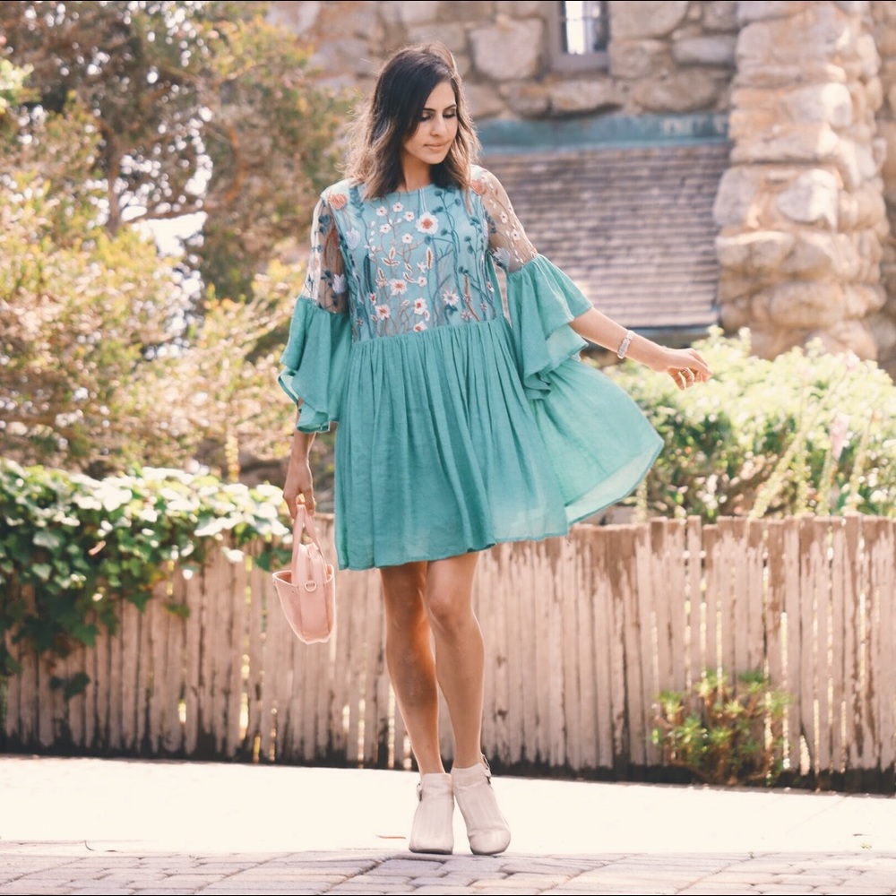 LAST1 🥰⭐️🌿Enchanted Forest Dress In Sage⭐️🌿 - Picture 8 of 8